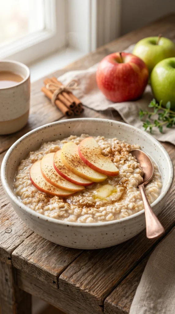Oatmeal with Cinnamon & Apple