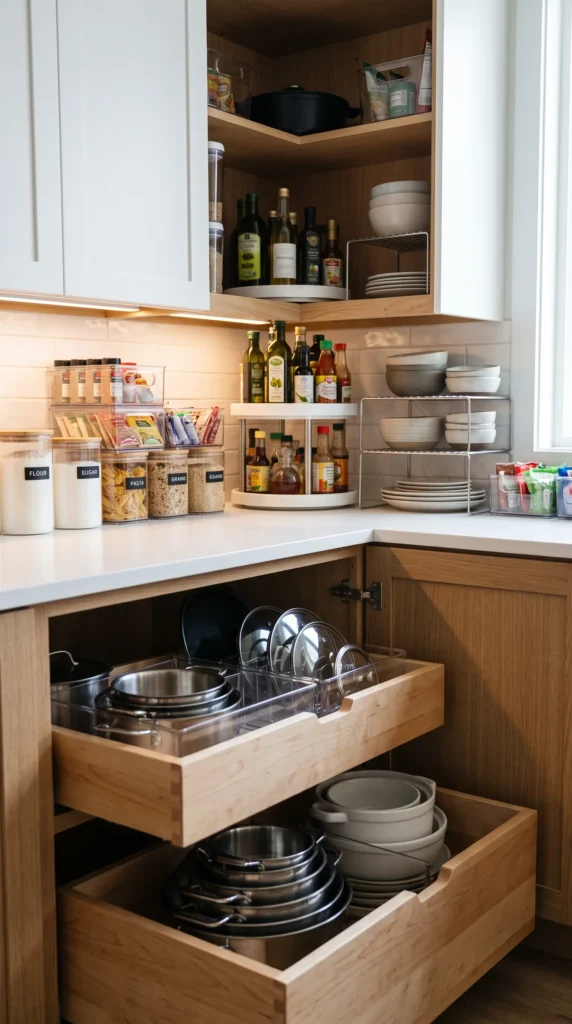 Organize Cabinets with Smart Storage