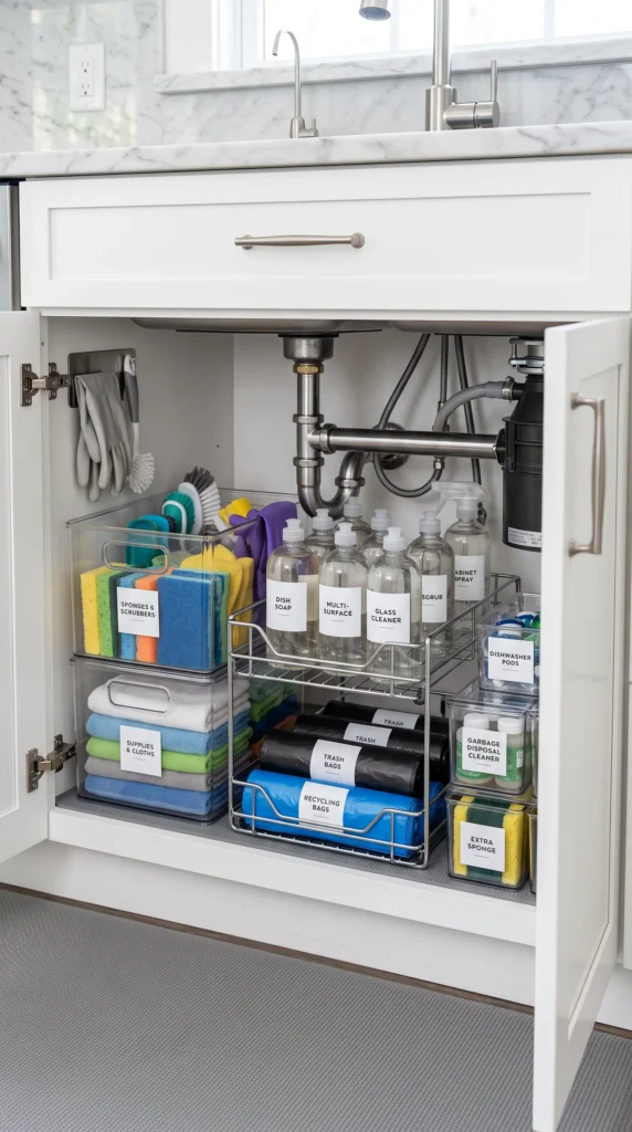 Organize Under-the-Sink Storage