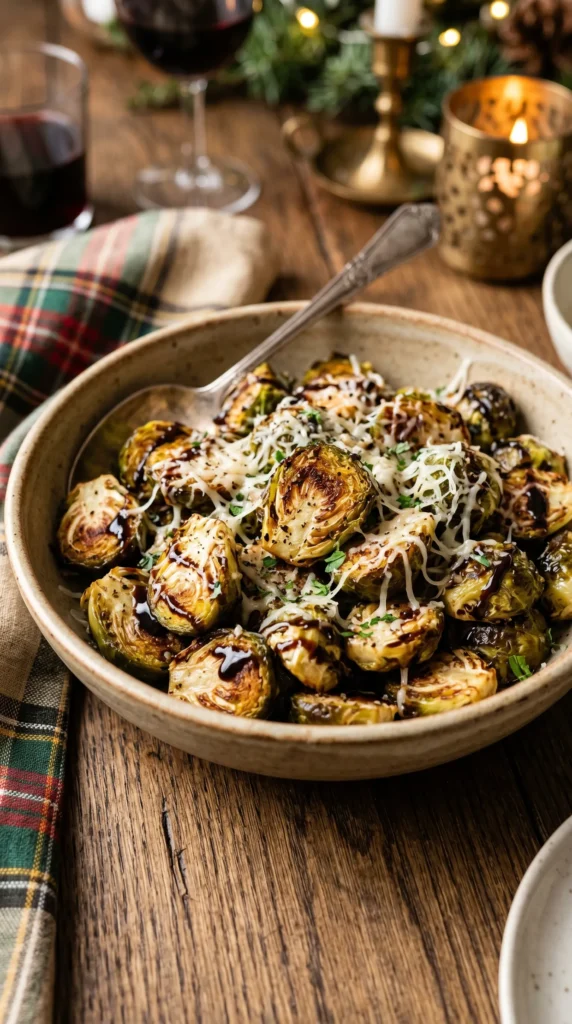 Parmesan Roasted Brussels Sprouts