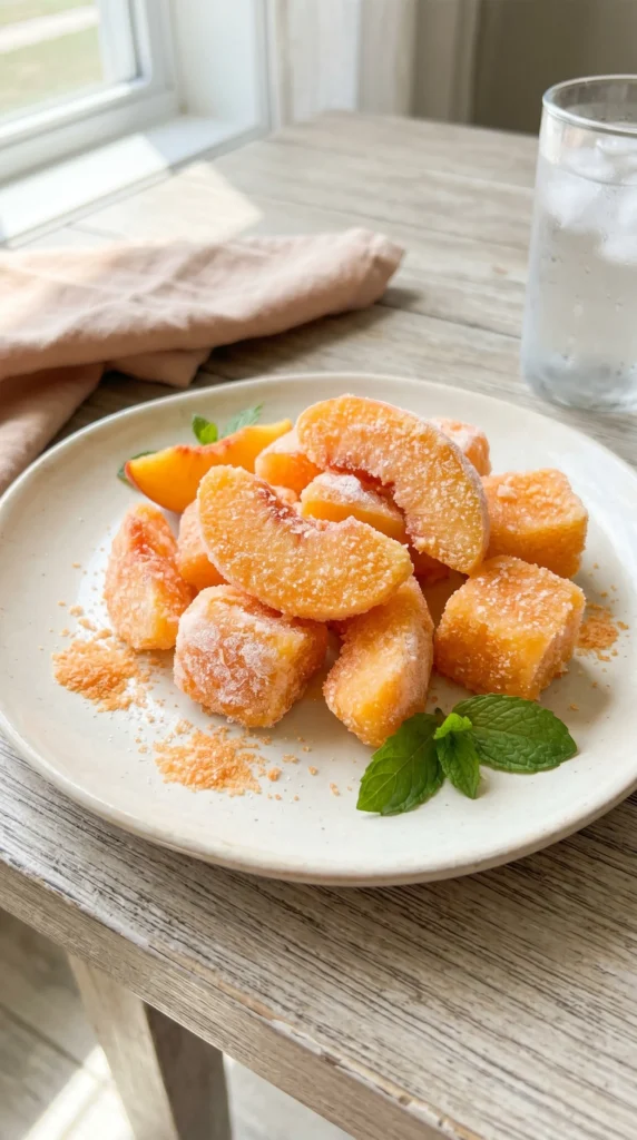 Peach Candy Frozen Bites