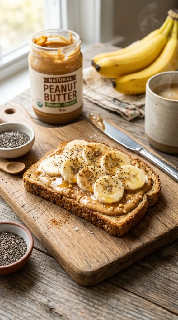 Peanut Butter Banana Toast