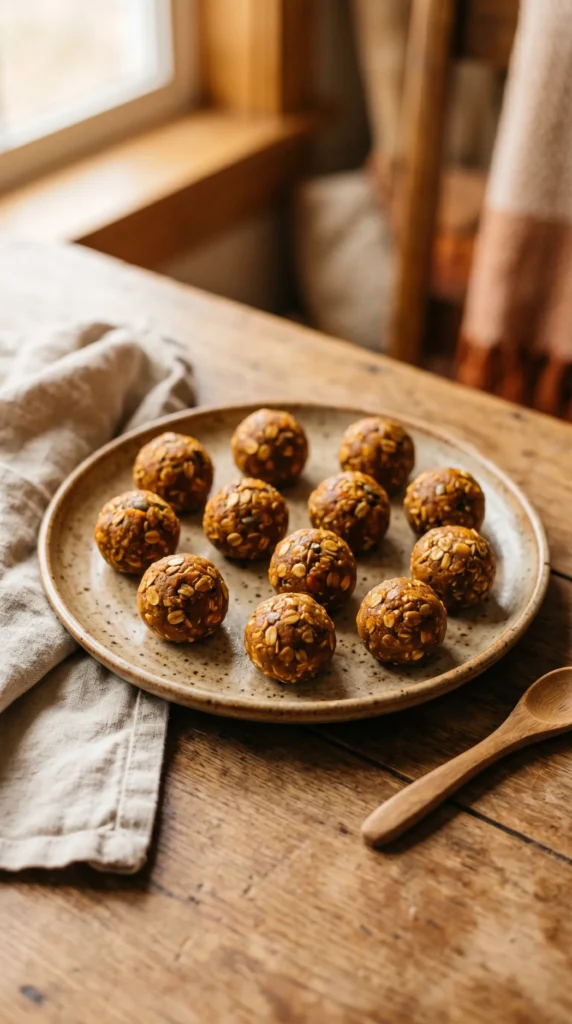 Pumpkin Spice Energy Bites