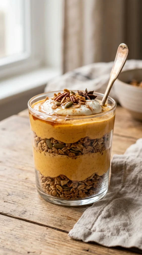 Pumpkin Yogurt Parfait
