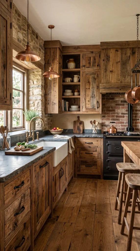 Reclaimed Wood Cabinets