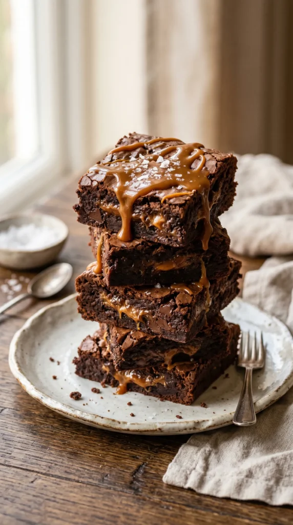 Salted Caramel Brownies