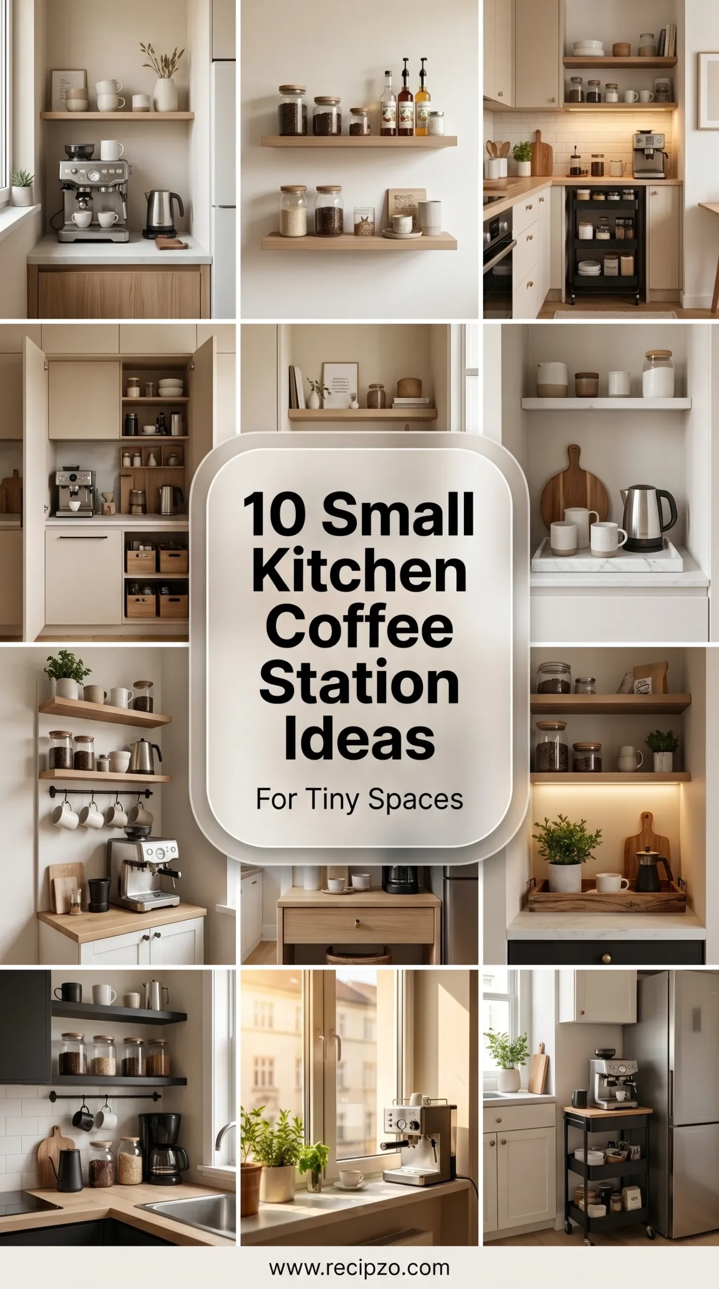 Small Kitchen Coffee Station Ideas for Tiny Spaces
