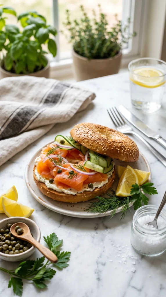 Smoked Salmon Bagel