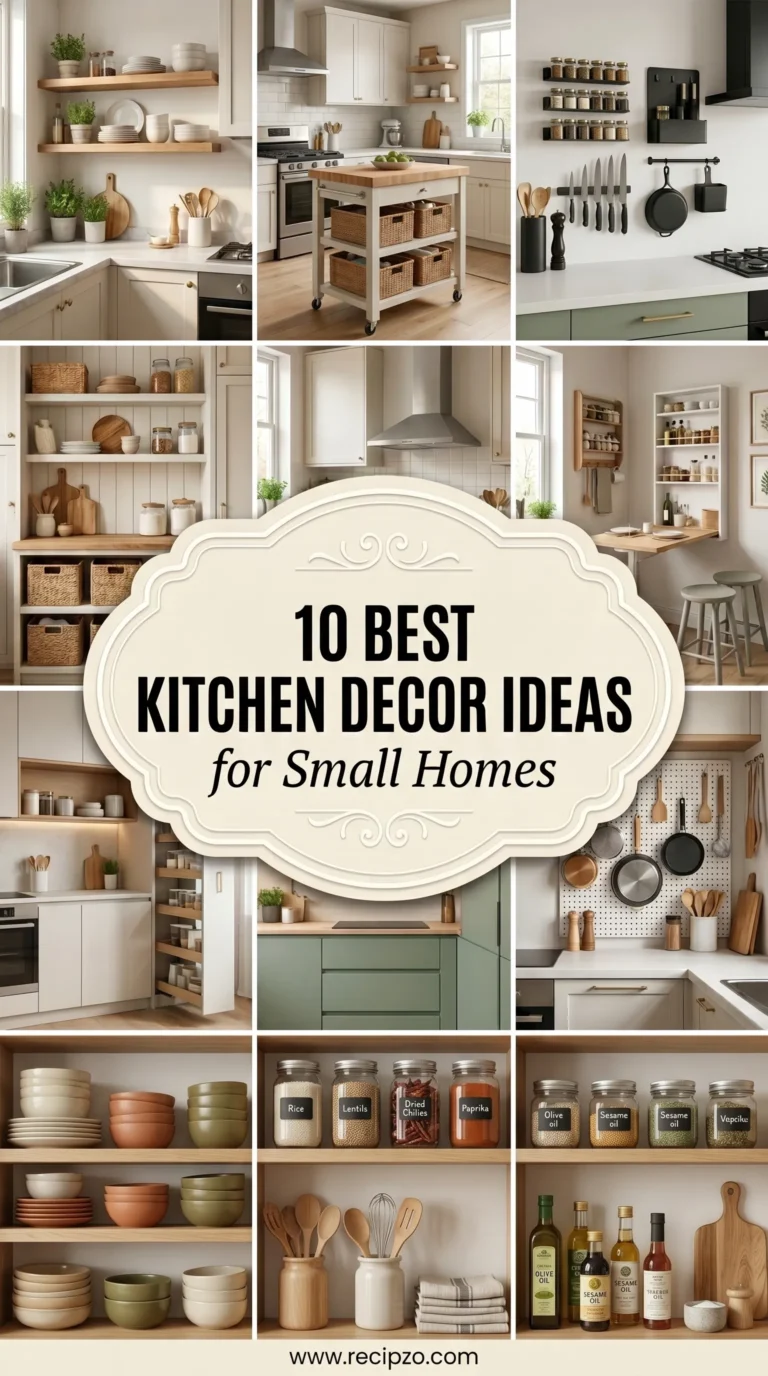 Space-Saving Kitchen Decor Ideas for Small Homes