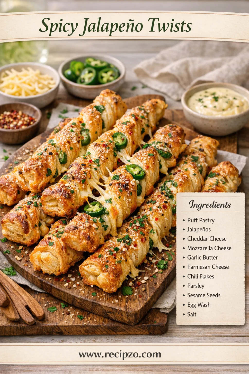 Spicy Jalapeño Twists Summer Recipe