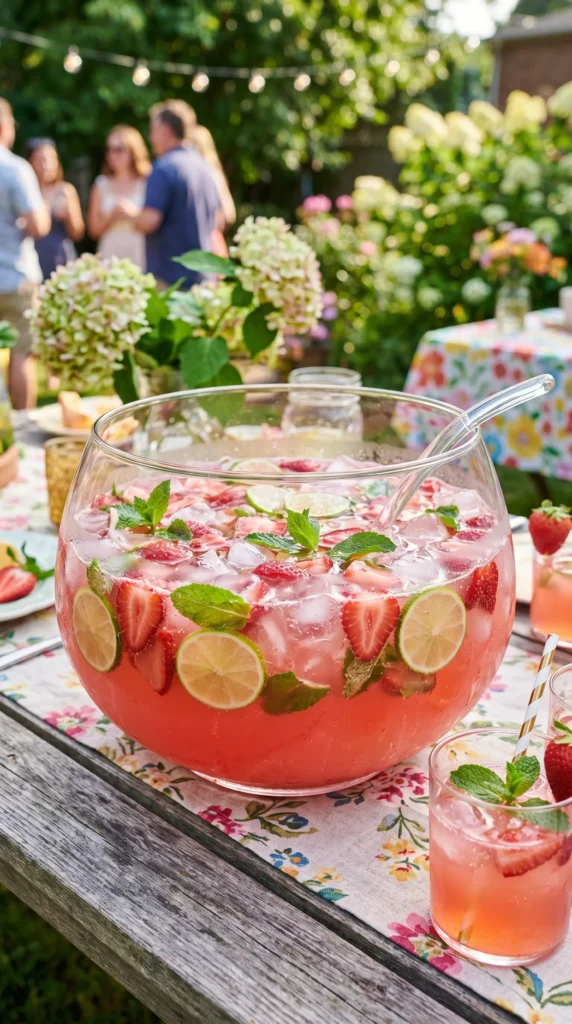 Strawberry Lime Punch