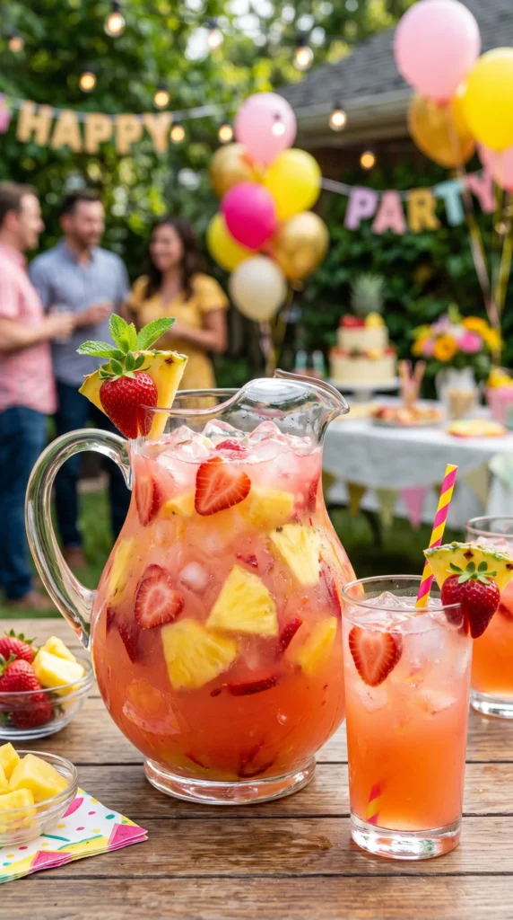 Strawberry Pineapple Tropical Punch