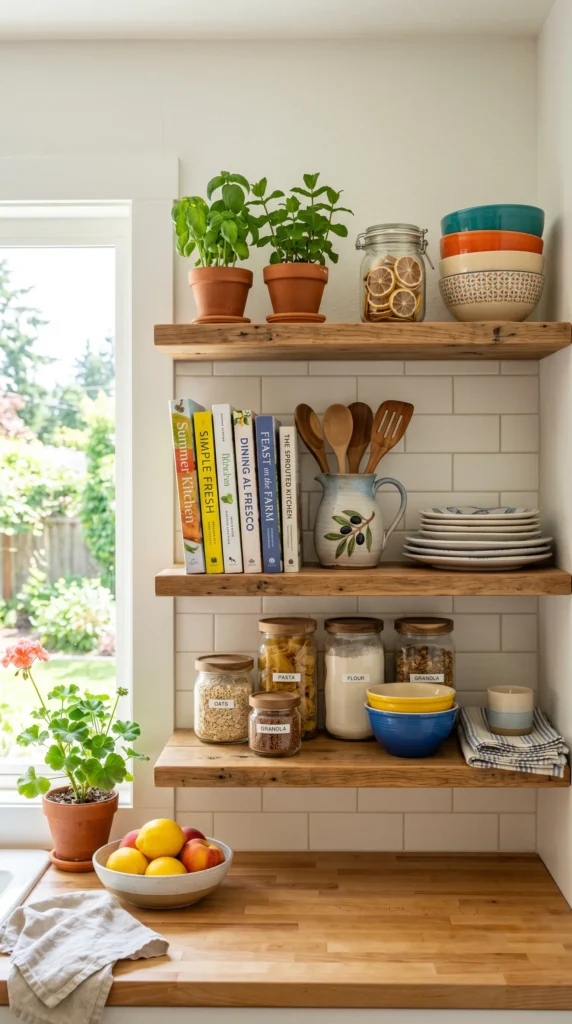 Style Your Open Shelves