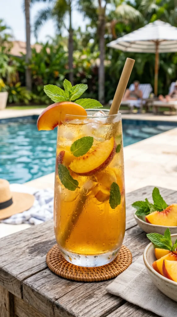 Sweet Peach Iced Tea