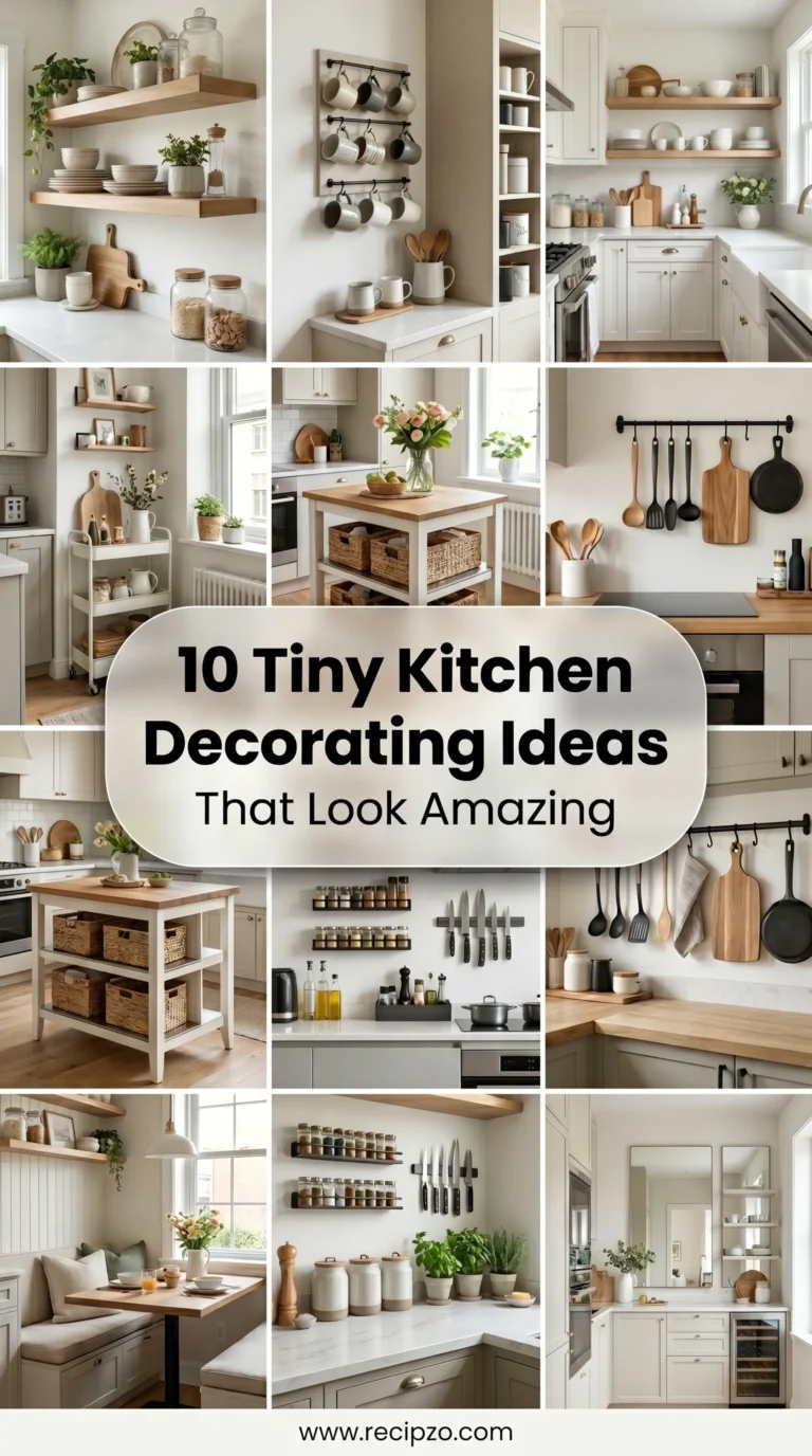 Tiny Kitchen Decorating Ideas That Look Amazing
