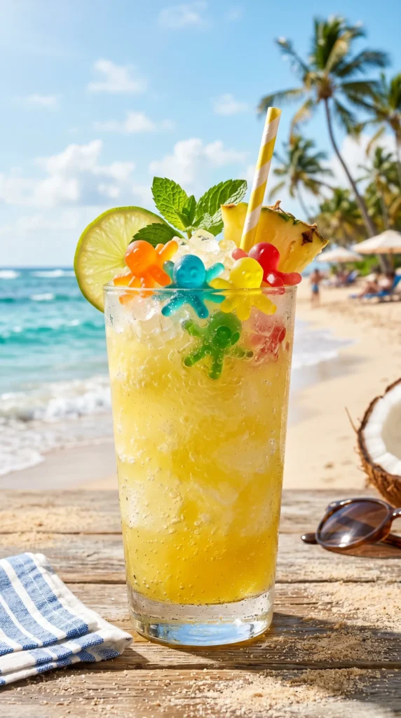 Tropical Beach Breeze Slush Float