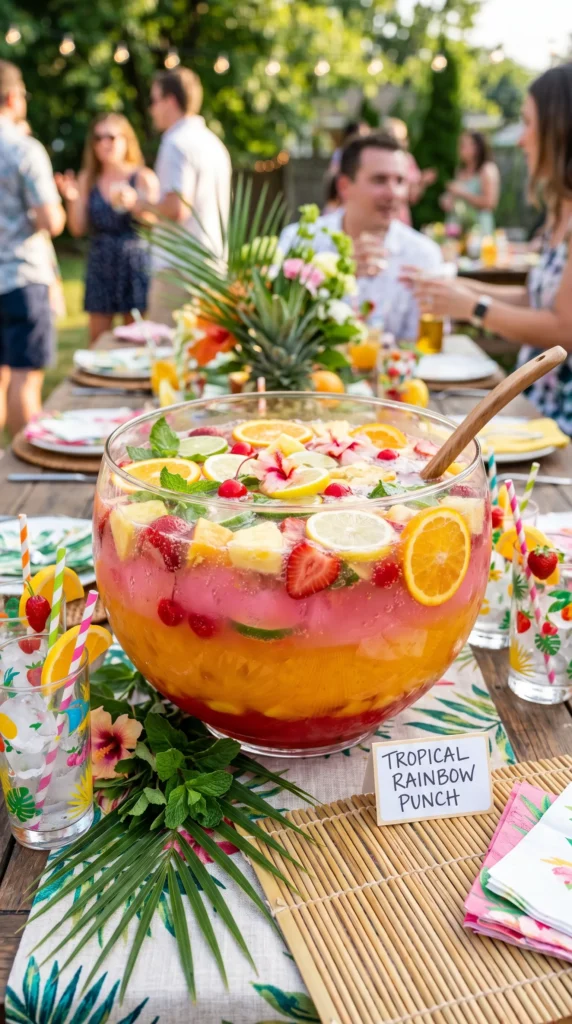 Tropical Rainbow Punch