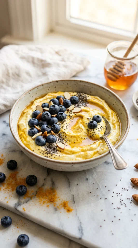Turmeric Greek Yogurt Bowl