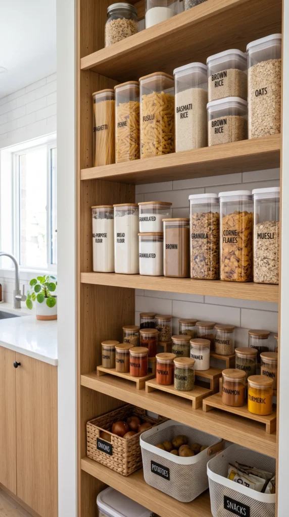 Use Clear Storage Containers