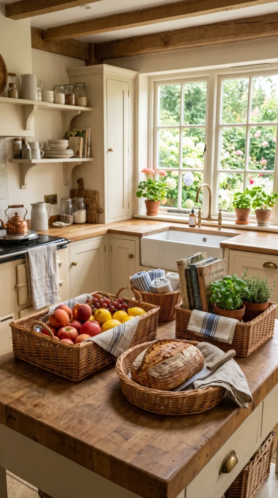 Use Natural Woven Baskets