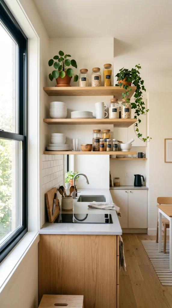 Use Open Shelving