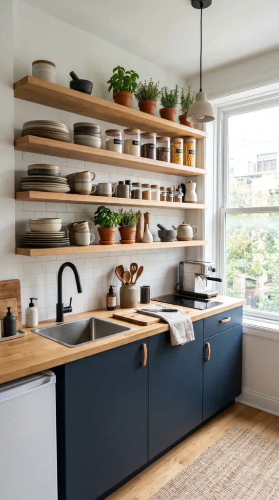 Use Open Shelving
