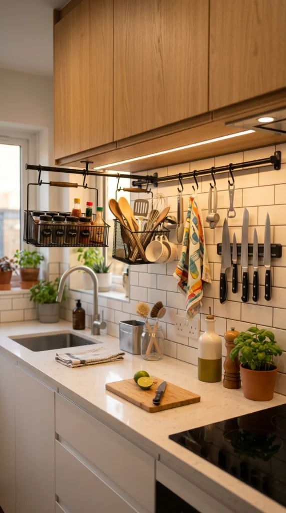 Utilize Under-Cabinet Areas