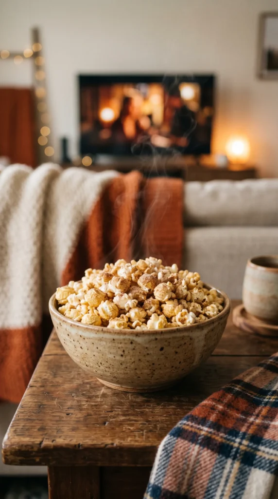 Warm Cinnamon Popcorn