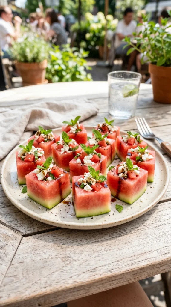Watermelon Feta Cups