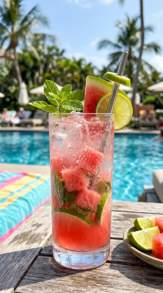Watermelon Lime Sprite Cooler