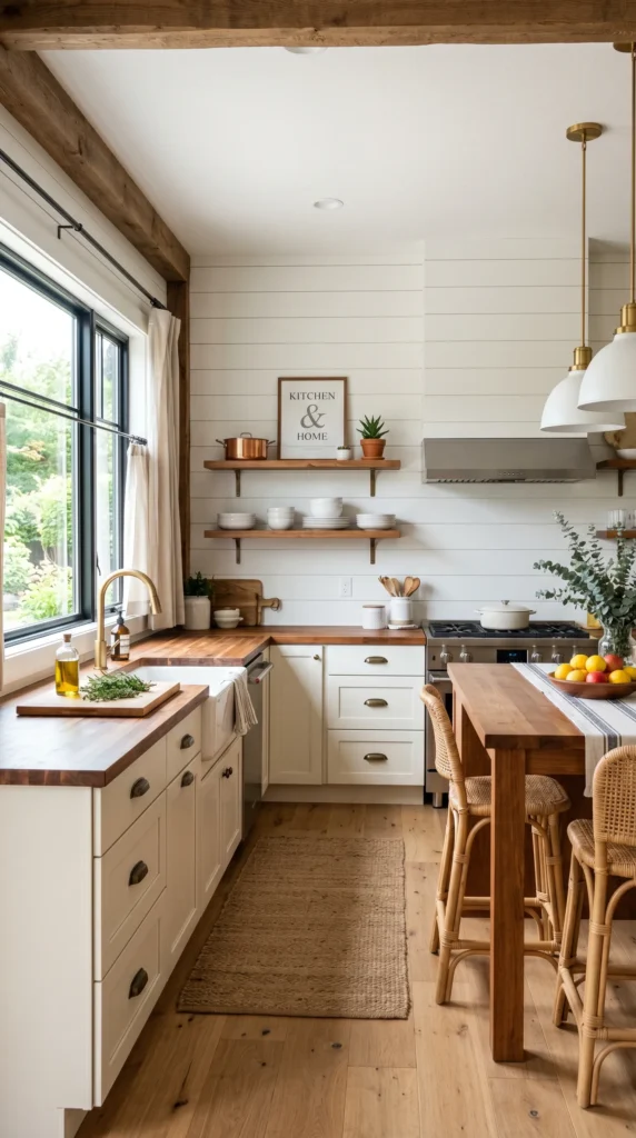 White Shiplap Walls