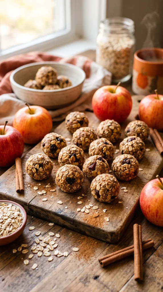 Apple Cinnamon Energy Balls