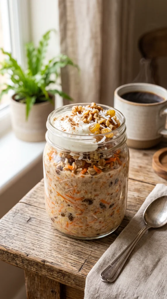 Carrot Cake Overnight Oats
