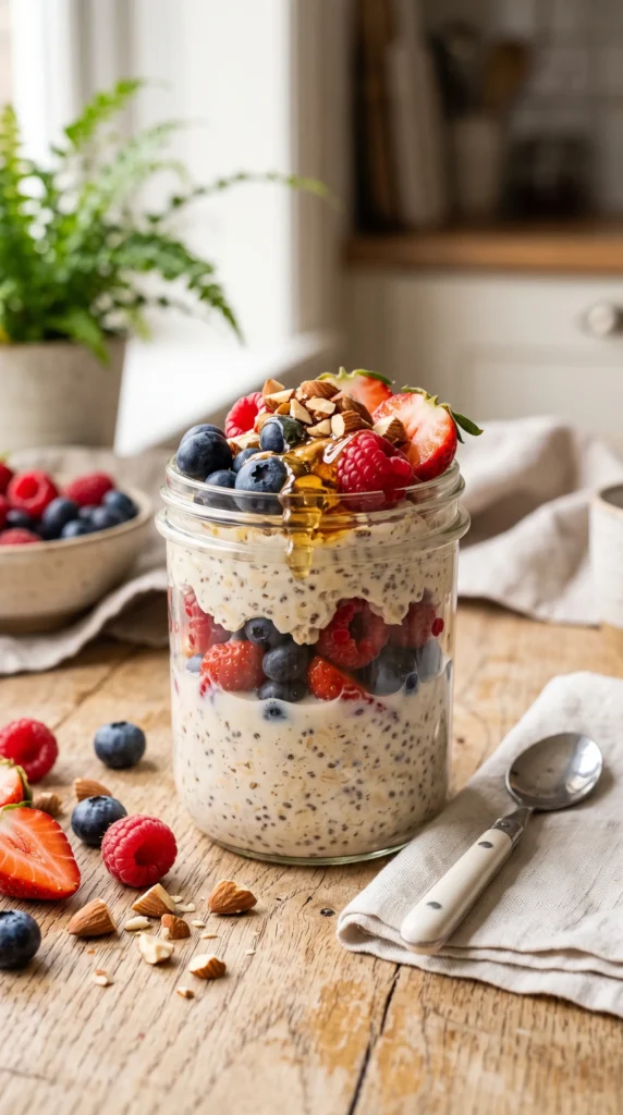 Classic Berry Overnight Oats