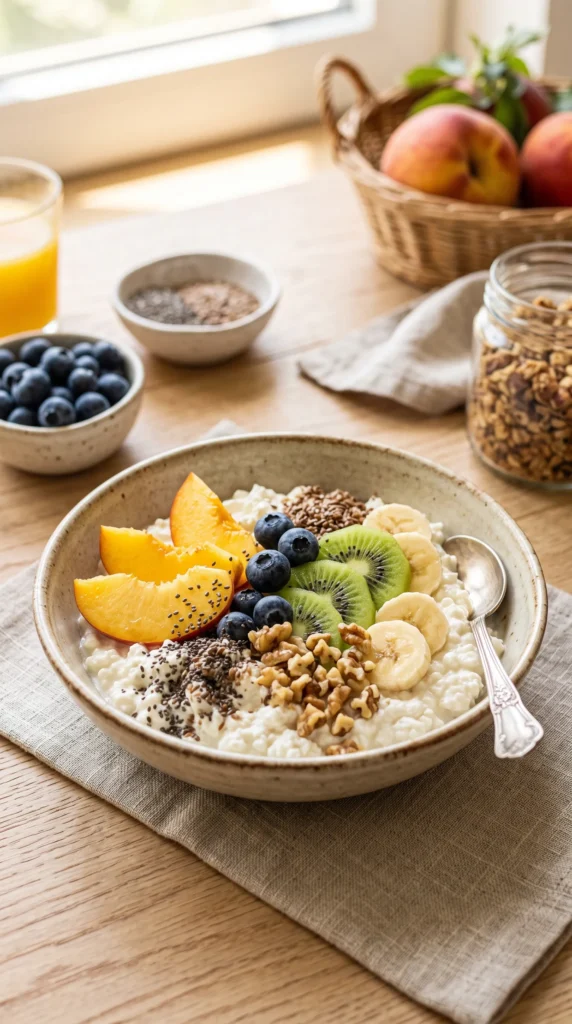 Cottage Cheese Fruit Bowl