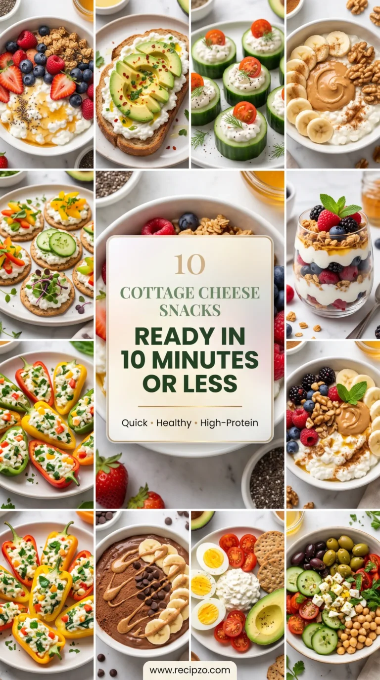 Cottage Cheese Snacks Ready in 10 Minutes or Less