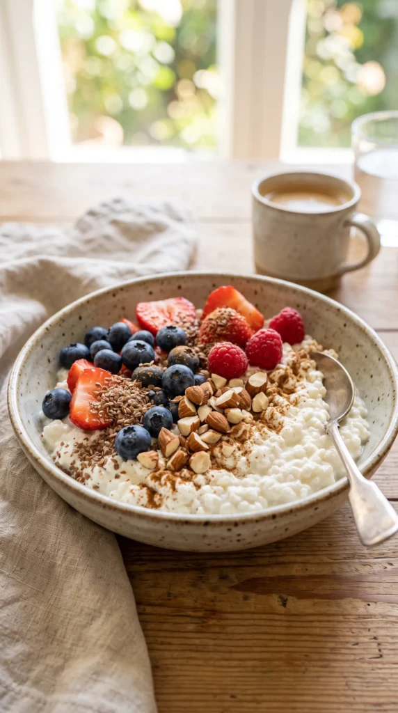 Cottage Cheese and Berry Bowl