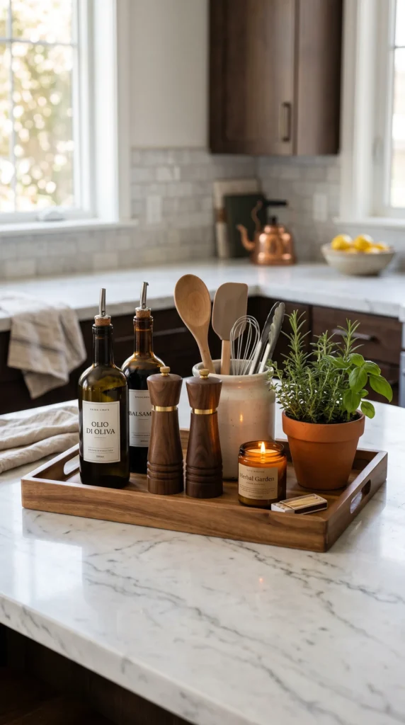 Decorative Tray Organization