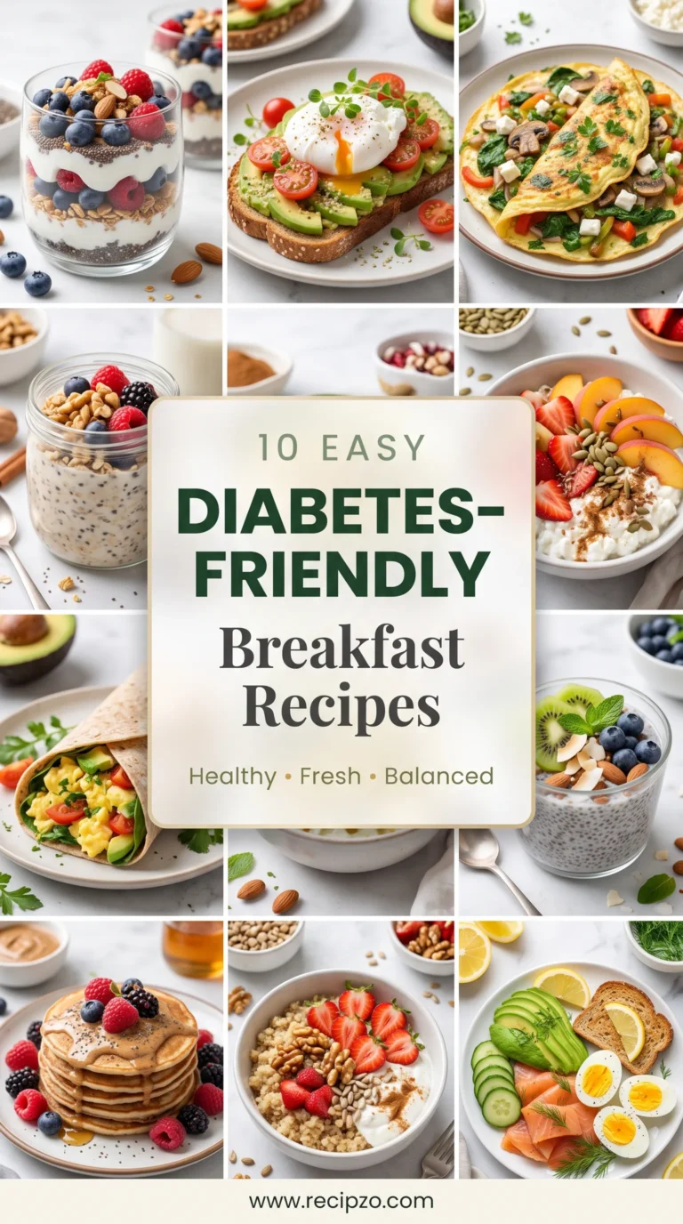 Easy Diabetes-Friendly Breakfast Recipes