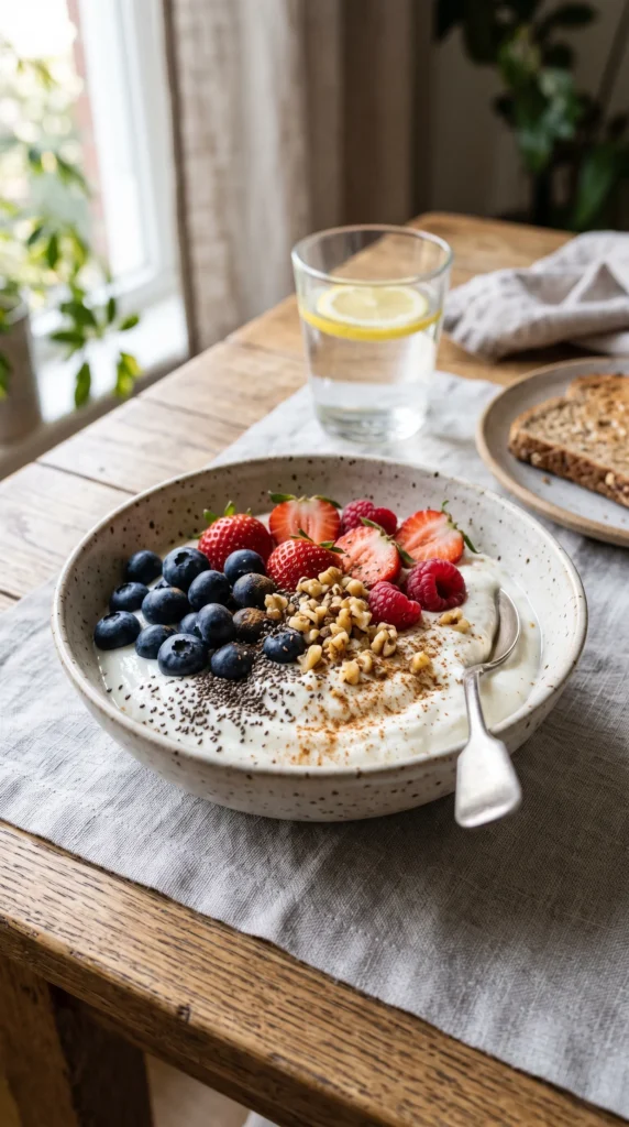 Greek Yogurt Berry Bowl