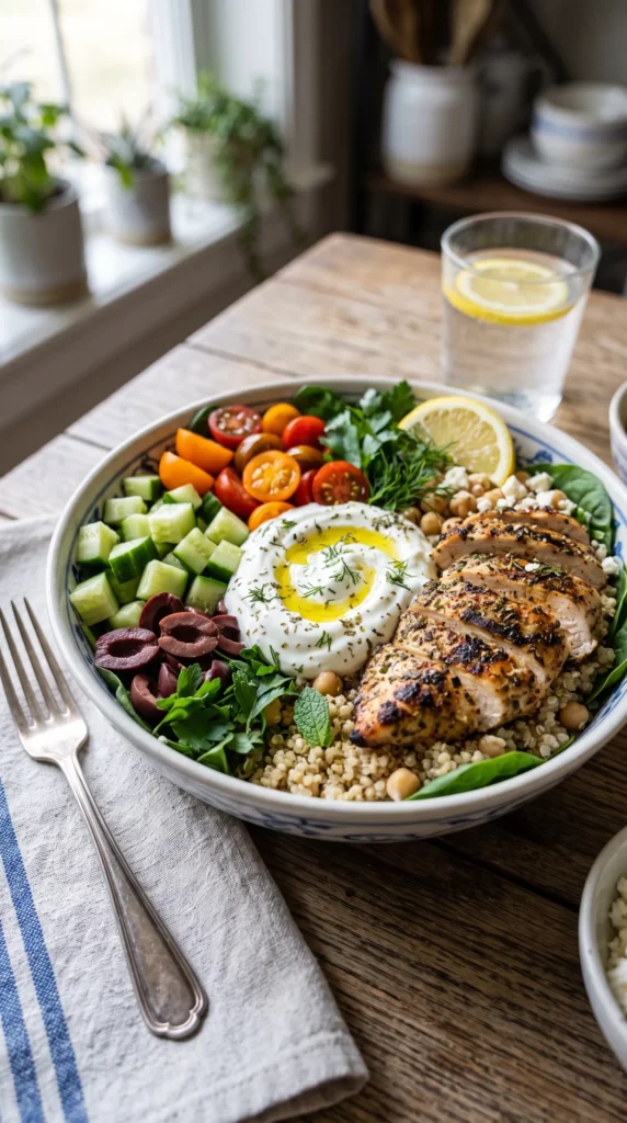 Greek Yogurt Chicken Bowl