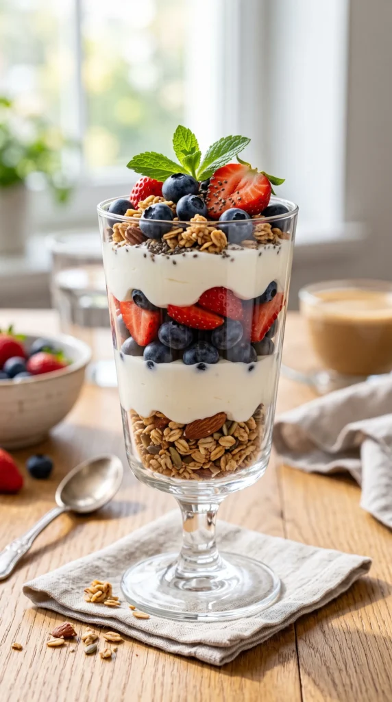 Greek Yogurt and Fruit Parfait