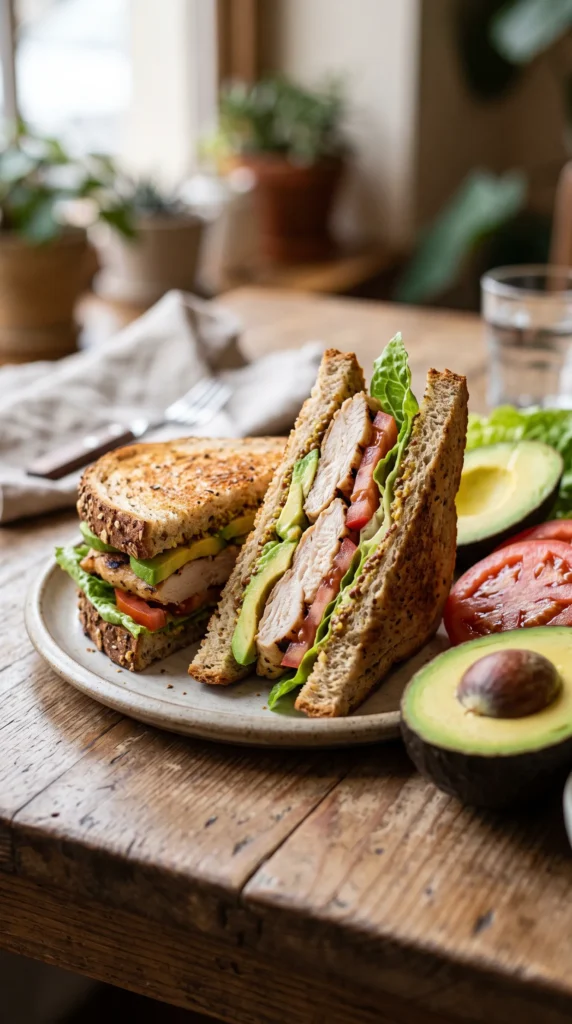Grilled Chicken and Avocado Sandwich