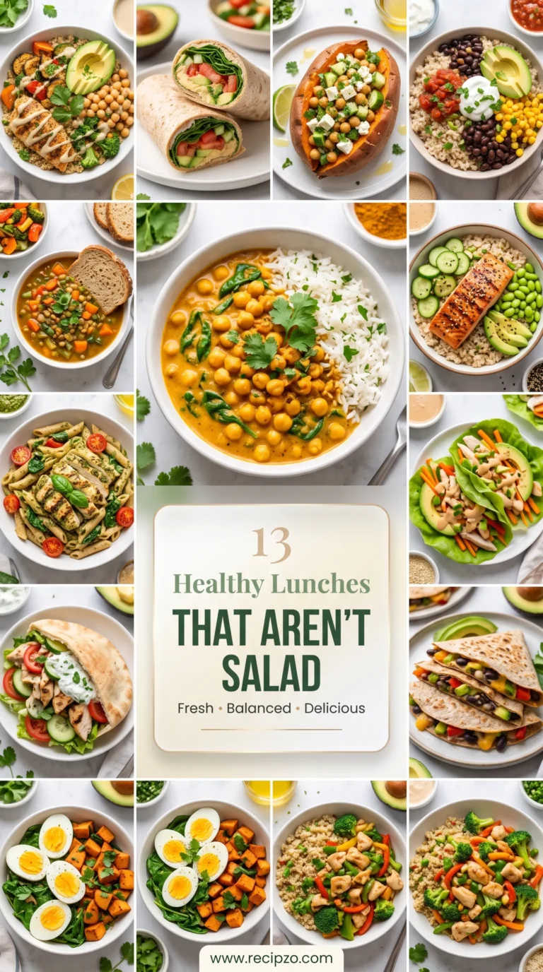 Healthy Lunches That Aren’t Salad