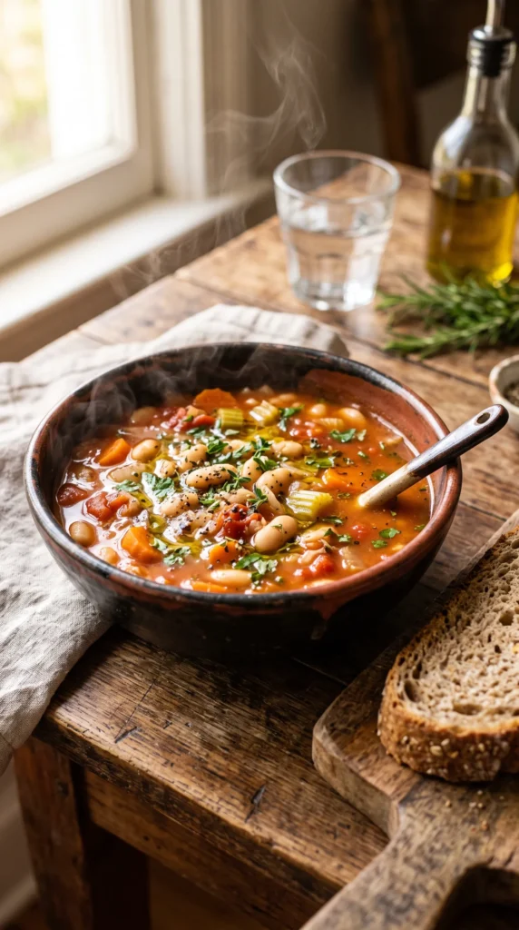 Hearty Mediterranean Bean Soup