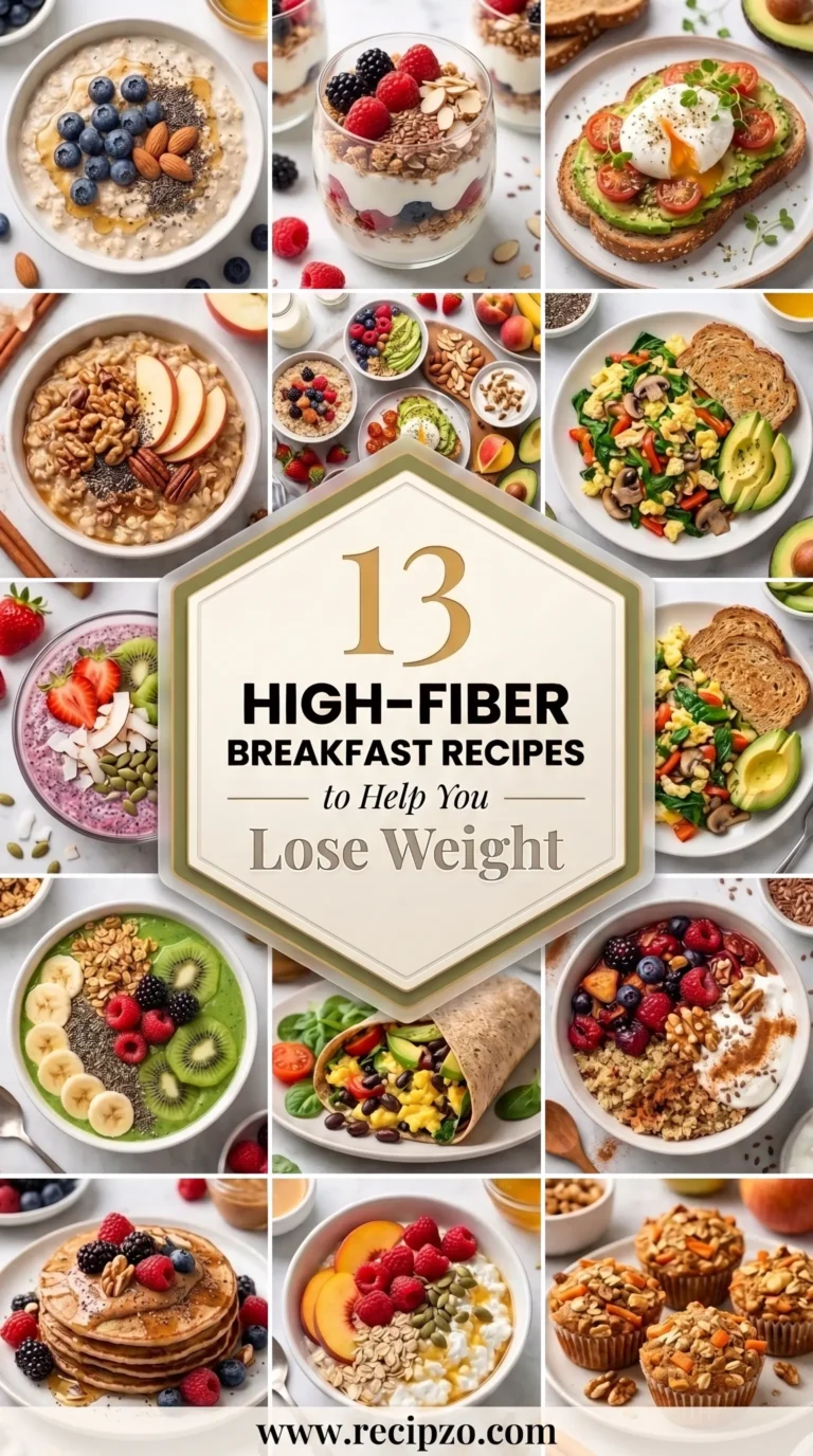 High-Fiber Breakfast Recipes to Help You Lose Weight