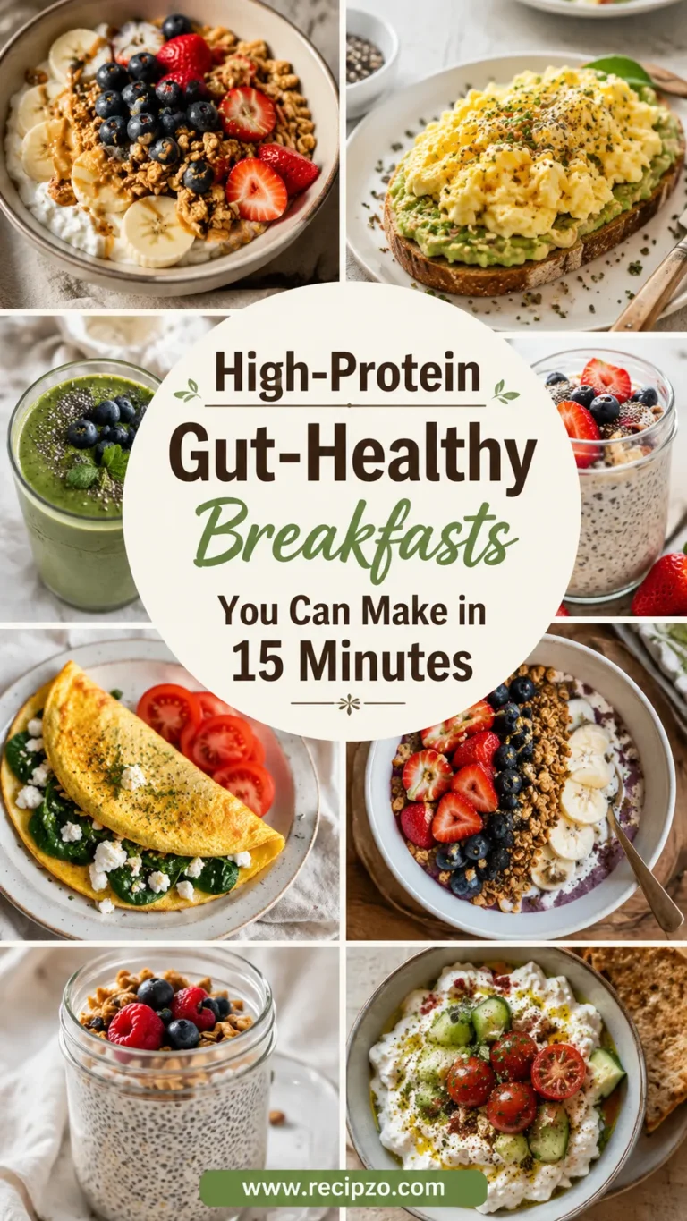 High-Protein Gut-Healthy Breakfasts
