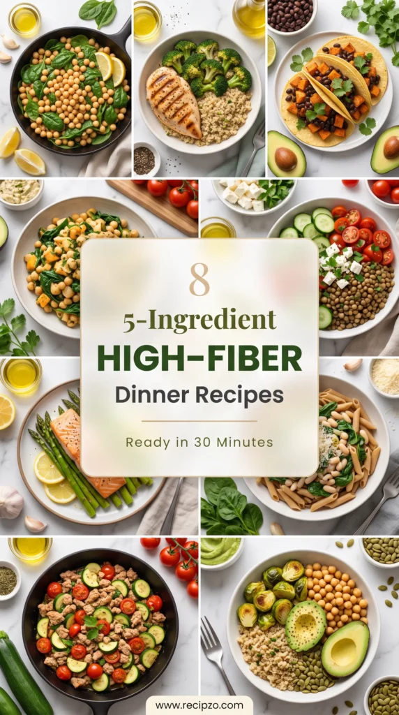 Ingredient High-Fiber Dinner Recipes