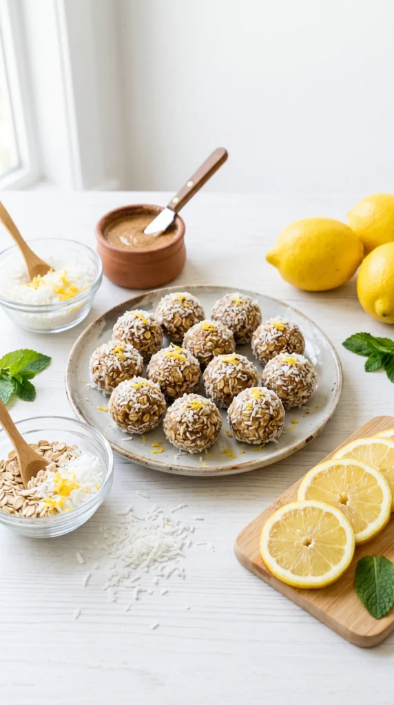 Lemon Coconut Energy Balls