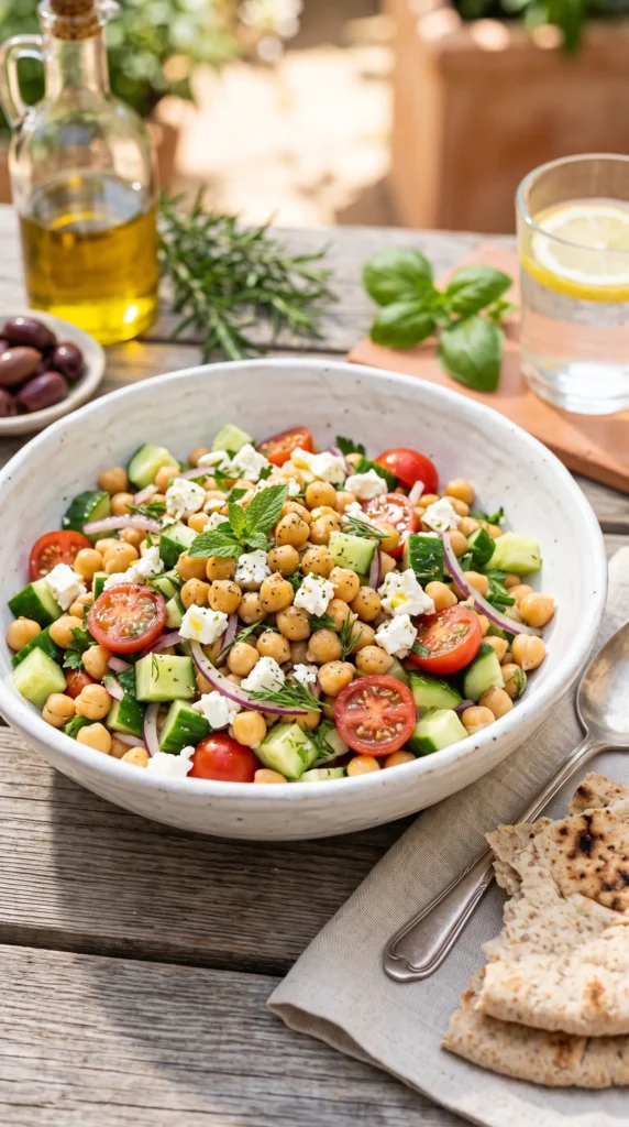Mediterranean Chickpea Salad